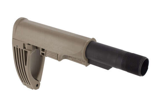 Gear Head Works Tailhook Mod 2 AR-15 pistol brace is adjustable for optimal length with a FDE finish